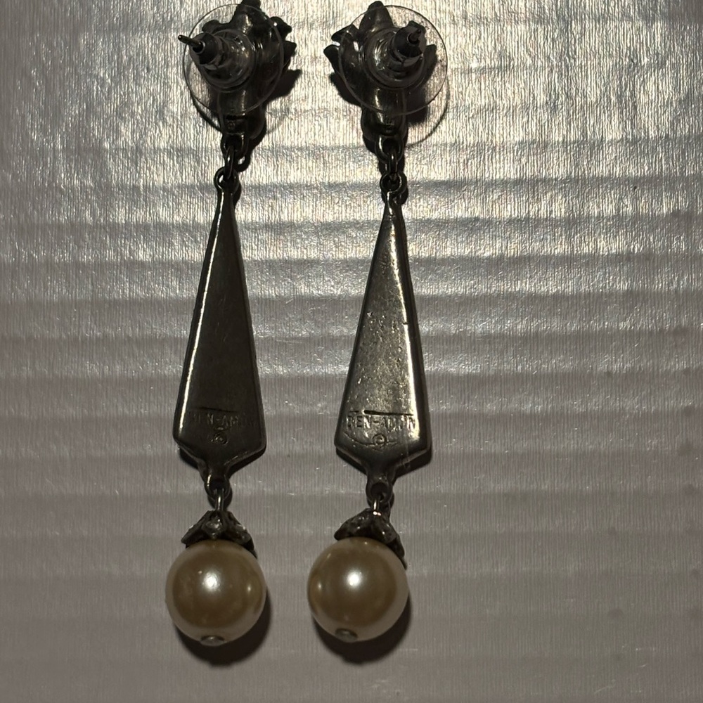 Anthropologie BHLDN Spire Pearl Earrings $200 - Picture 2 of 5
